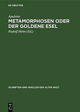 E-Book (pdf) Metamorphosen oder der Goldene Esel von Apuleius