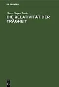 E-Book (pdf) Die Relativität der Trägheit von Hans-Jürgen Treder