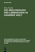 PDF Die Erscheinung des Lebendigen in unserer Welt von Heinz Penzlin