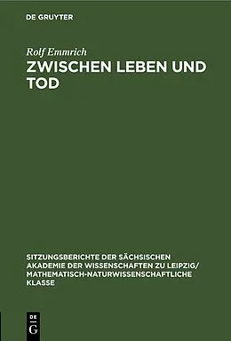 E-Book (pdf) Zwischen Leben und Tod von Rolf Emmrich