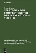 PDF Strategien der Störfestigkeit in der Informationstechnik von Franz-H. Lange