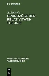 PDF Grundzüge der Relativitätstheorie von A. Einstein