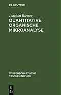 E-Book (pdf) Quantitative organische Mikroanalyse von Joachim Riemer