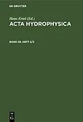 E-Book (pdf) Acta Hydrophysica. Band 29, Heft 2/3 von 