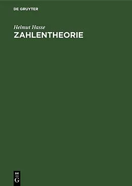 E-Book (pdf) Zahlentheorie von Helmut Hasse