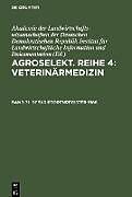 Fester Einband Agroselekt. Reihe 4: Veterinärmedizin, Band 31, Deskriptorenregister 1986 von 