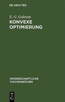 E-Book (pdf) Konvexe Optimierung von E. G. Golstein