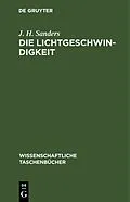 E-Book (pdf) Die Lichtgeschwindigkeit von J. H. Sanders