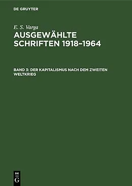 E-Book (pdf) Der Kapitalismus nach dem zweiten Weltkrieg von E. S. Varga