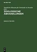 E-Book (pdf) 250 Jahre Staatliches Museum für Tierkunde Dresden 17281978 von 