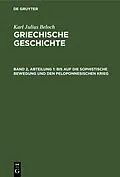 E-Book (pdf) Bis auf die sophistische Bewegung und den Peloponnesischen Krieg von Karl Julius Beloch