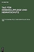 Fester Einband Tag für Denkmalpflege und Heimatschutz Köln 1930 von 