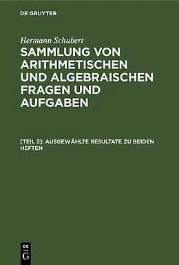 E-Book (pdf) Ausgewählte Resultate zu beiden Heften von Hermann Schubert
