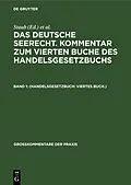 E-Book (pdf) (Handelsgesetzbuch: Viertes Buch.) von Georg Schaps