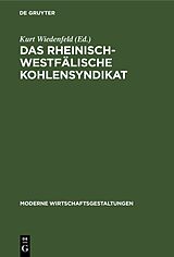 E-Book (pdf) Das Rheinisch-Westfälische Kohlensyndikat von 