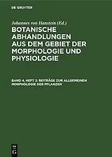 PDF Beiträge zur allgemeinen Morphologie der Pflanzen von