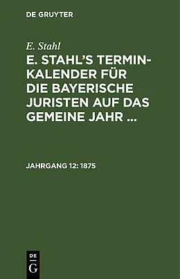 PDF 1875 von E. Stahl
