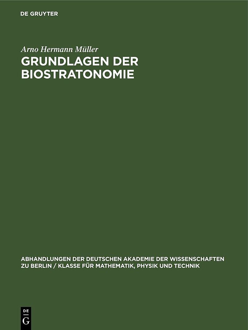 Grundlagen der Biostratonomie