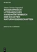 E-Book (pdf) Lieferung 1 von Johann Christian Poggendorff