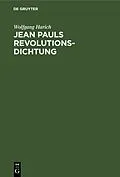 PDF Jean Pauls Revolutionsdichtung von Wolfgang Harich