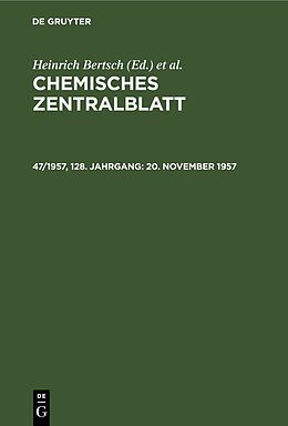 E-Book (pdf) Chemisches Zentralblatt / 20. November 1957 von 