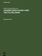 E-Book (pdf) Faserforschung und Textiltechnik / Faserforschung und Textiltechnik. Band 26, Heft 6 von 