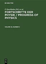 E-Book (pdf) Fortschritte der Physik / Progress of Physics. Volume 32, Number 2 von 
