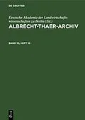 E-Book (pdf) Albrecht-Thaer-Archiv. Band 10, Heft 10 von 