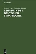 E-Book (pdf) Lehrbuch des Deutschen Strafrechts von Franz v. Liszt, Eberhard Schmidt