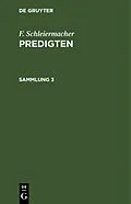 E-Book (pdf) Predigten. Sammlung 3 von F. Schleiermacher