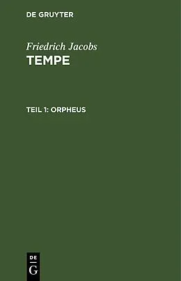 E-Book (pdf) Orpheus von Friedrich Jacobs