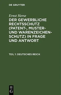 PDF Deutsches Reich von Ernst Herse