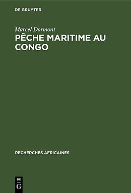 Livre Relié Pêche maritime au Congo de Marcel Dormont
