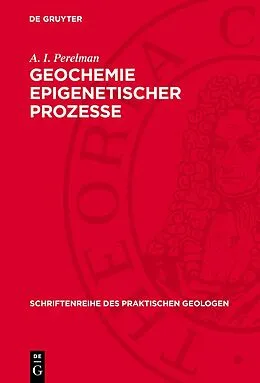 E-Book (pdf) Geochemie epigenetischer Prozesse von A. I. Perelman