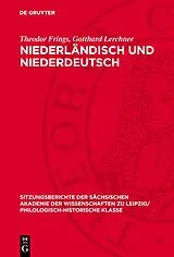 E-Book (pdf) Niederländisch und Niederdeutsch von Theodor Frings, Gotthard Lerchner