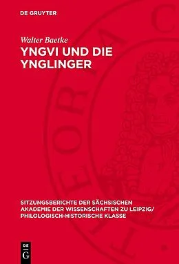 E-Book (pdf) Yngvi und die Ynglinger von Walter Baetke