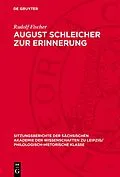 PDF August Schleicher zur Erinnerung von Rudolf Fischer