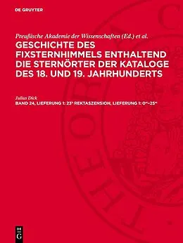 PDF 23h Rektaszension, Lieferung 1: 0m25m von Julius Dick