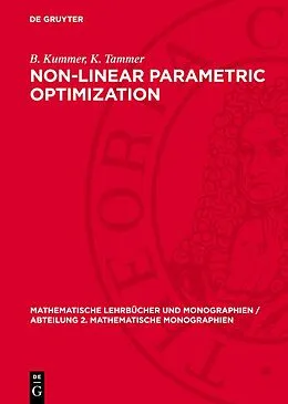 E-Book (pdf) Non-Linear Parametric Optimization von B. Bank, J. Guddat, D. Klatte