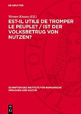 eBook (pdf) Est-il utile de tromper le peuple? / Ist der Volksbetrug von Nutzen? de 