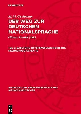 E-Book (pdf) Der Weg zur deutschen Nationalsprache. Teil 2 von M. M. Guchmann
