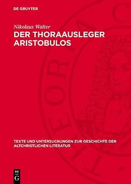 E-Book (pdf) Der Thoraausleger Aristobulos von Nikolaus Walter