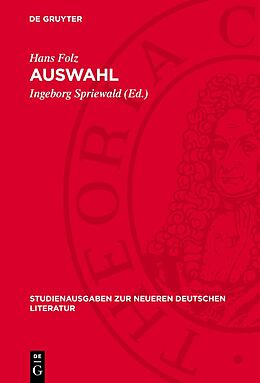 E-Book (pdf) Auswahl von Hans Folz