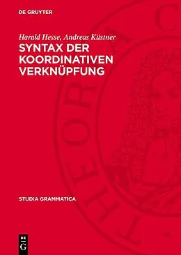 E-Book (pdf) Syntax der koordinativen Verknüpfung von Harald Hesse, Andreas Küstner
