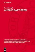 E-Book (pdf) Antike Baptisten von Kurt Rudolph