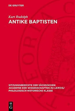 E-Book (pdf) Antike Baptisten von Kurt Rudolph