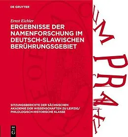 E-Book (pdf) Ergebnisse der Namenforschung im deutsch-slawischen Berührungsgebiet von Ernst Eichler