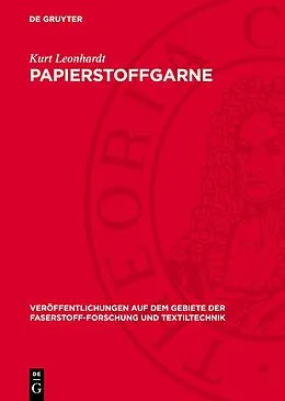 E-Book (pdf) Papierstoffgarne von Kurt Leonhardt