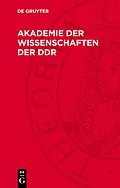 E-Book (pdf) Akademie der Wissenschaften der DDR von 