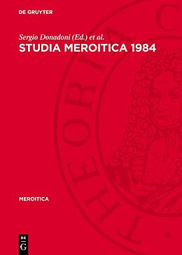 Livre Relié Studia Meroitica 1984 de 